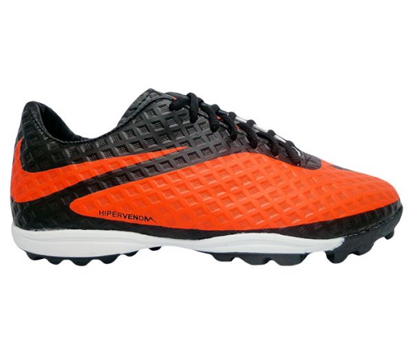 nike hypervenom laranja e preto