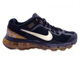 Tênis Nike Air Max 2013 Preto e Ouro MOD:10979