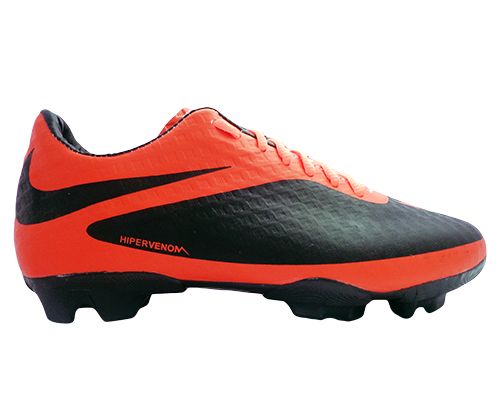 Chuteira Nike Hypervenom Preto e Laranja MOD:11264