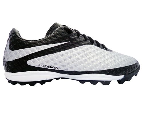 Chuteira Society Nike Hypervenom Prata e Preto MOD:11271